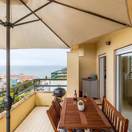 Lägenhet Casa Do Mar - Sea View - Wifi - Barbecue Sesimbra